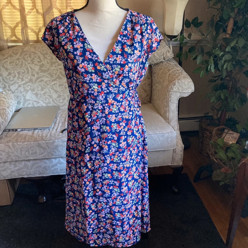 Floral V-Neck Dress